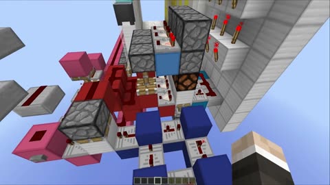Minecraft: The Dynamic Multi-Colour Piston Display