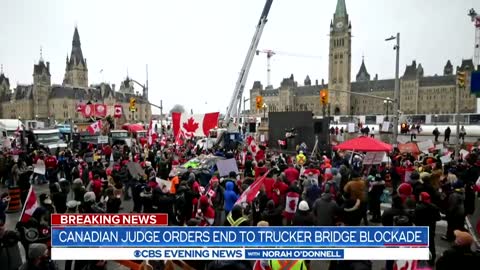 Canadian Truckers Resist Orders To End Blockade At Border Crossing