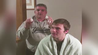 Dad Tricks His Son With Egg Cracking Challenge