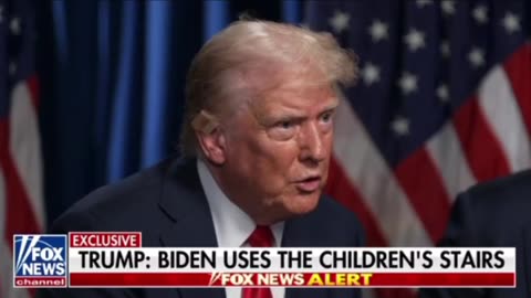 Trump: He was unable to go up the children’s stairs