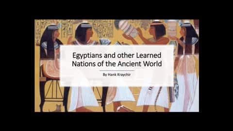 EGYPTIANS AND OTHER LEARNED NATIONS OF THE ANCIENT WORLD