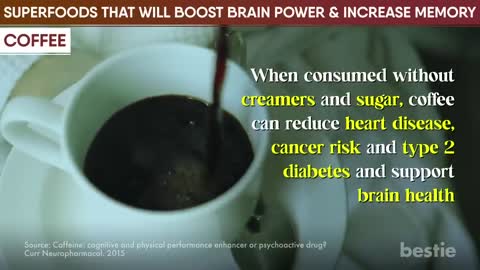 12 SUPERFOODS That Will Boost Brain Power