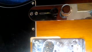 2000 USA FENDER TELECASTER GUITAR BODY TOP FIX PT 2