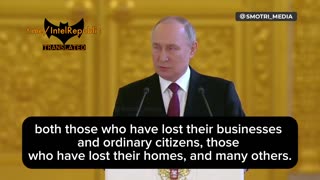 RUSSIA: PUTIN ADDRESSES RESIDENTS OF BELGOROD