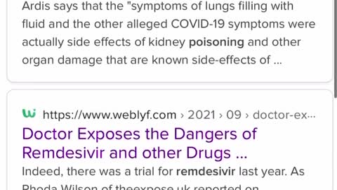 The Dangers of Remdesivir Poison