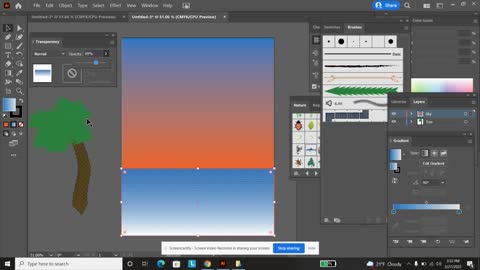 Adobe Illustrator Tropical Island Vid 1