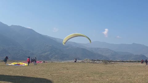 Paragliding in Nepal