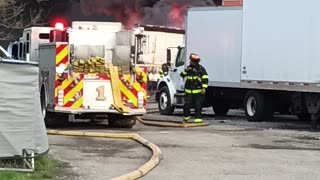 Indianapolis Holmes Ave. Trailer Yard Fire