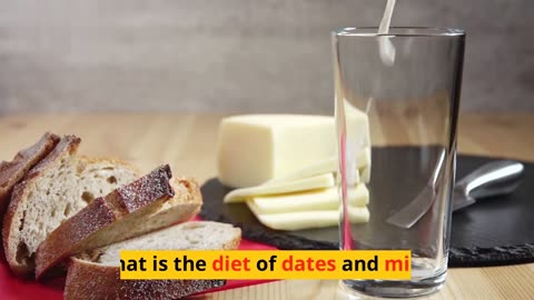 Diet dates and milk to lose weight