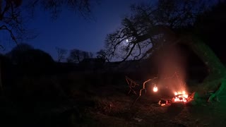 Campfire wildcamping mini nightlapse.