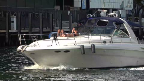 Lots of Young Hot Babes on Yacht shaking their ass for everyone to see !!!