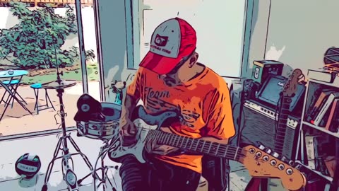 Orange Jam - Fun Funk Instrumental Guitar Music (Cory wong Stratocaster with a lot of Wah Wah)