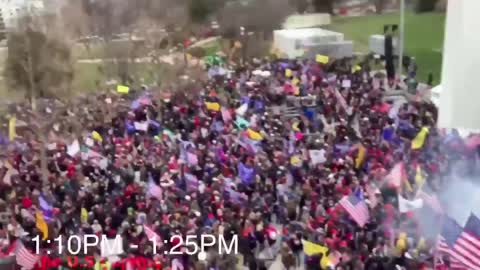 Jan 6th ruckus caused by Capitol Police setting off a flashbang in crowd