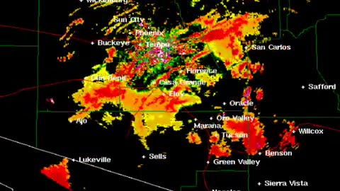 Chemtrail Spray Operations Captured on Doppler Radar