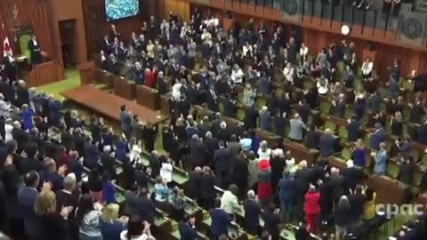 The Canadian Parliament gave two Standing Ovations to NAZI Yaroslav Hunka (98)