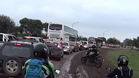 How NOT to ride a street motorcycle in the MUD