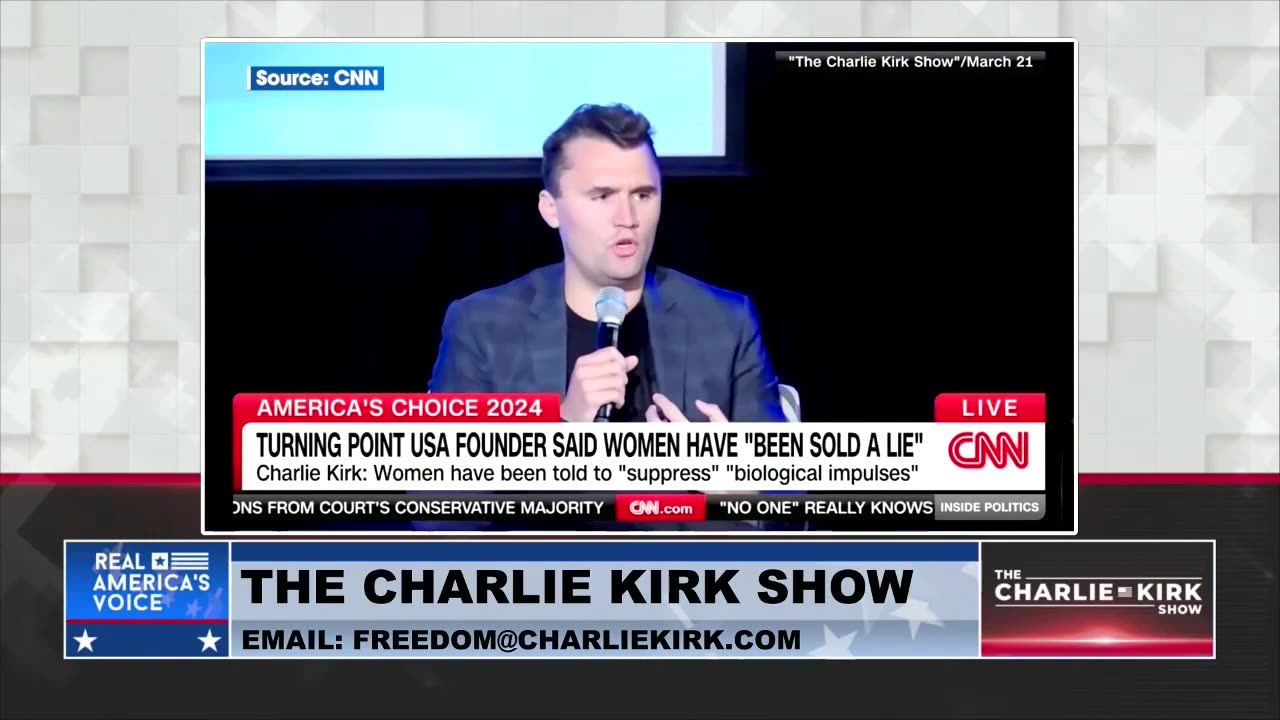 Charlie Kirk Responds to Leftist Media's Coverage of The People's ...