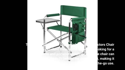 Read Feedback: EVER ADVANCED Lightweight Folding Directors Chairs Outdoor, Aluminum Camping Cha...