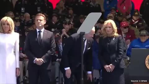 Watch: Biden Accused Of "Pooping His Pants" At Normandy D-Day Celebration