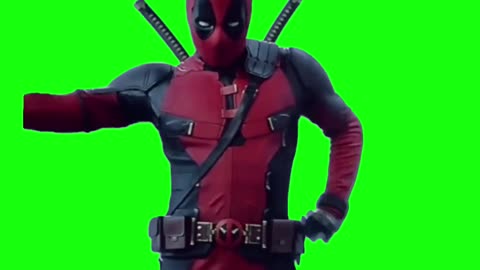 Deadpool Bye Bye Bye Dance | Green Screen