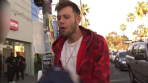 Hampton Brandon fights Fox News crew