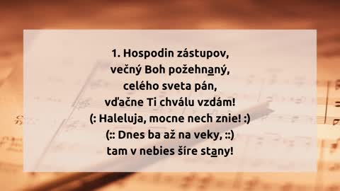 3. Hospodin zástupov