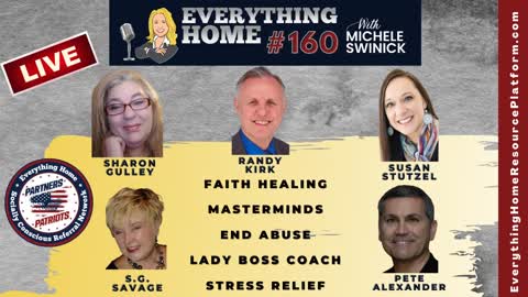 160 LIVE: Faith Healing, Masterminds Are Essential, Lady Boss Coach, End Abuse, Stress Relief