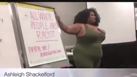 Ashleigh Shackleford - All White People are Racist