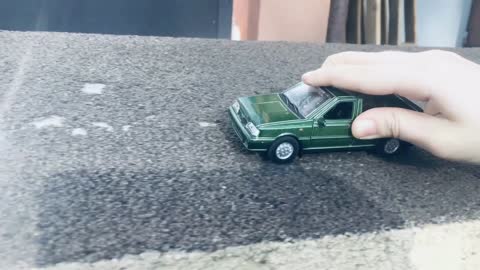 Toy Cars Pushed by Hand Part 2