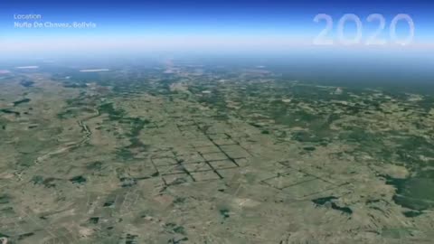 See how the Earth has changed from 1984 to 2020 " through Google Earth