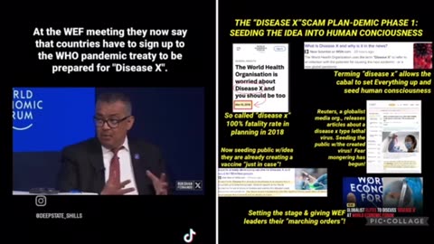 #世衛 總幹事 #Tedros 在 #WEF 年會上談 #疾病X ，2018年已開始討論這個病