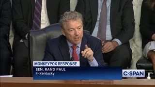 Sen. Rand Paul to Fauci: “When we get in charge, we’re gonna change the rules and you will have to divulge where you get your royalties from…”
