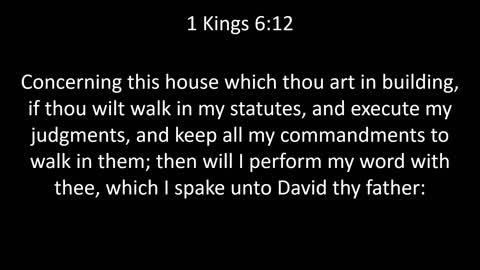 KJV Bible 1st Kings Chapter 6