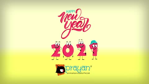 Wish You HAPPY NEW YEAR 2021 _ Prayan Animation Studio_Full-HD