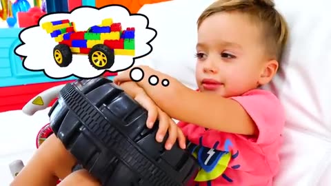 Childrens play with Toy Cars - Collection video for kids