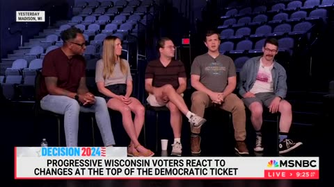 Left-Wing Swing-State Voters Tell MSNBC They 'Don't Like' Process Of Harris Becoming Nominee