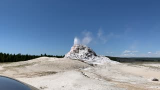 White Dome Geyser Yellowstone