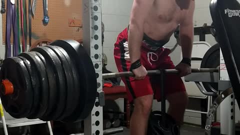 1inch 705 rack pull x 1 rep