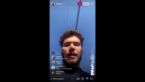 ADIN ROSS PERM BANNED On TWITCH And Goes On IG LIVE To Explain Why...
