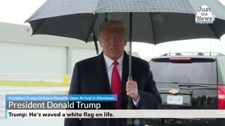 Trump: He's waved a white flag on life.