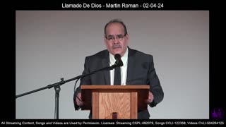 Llamado De Dios - Martin Roman - 02-04-24