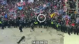 New January 6 Footage Shows Peaceful Crowd Before Police Fired Tear Gas