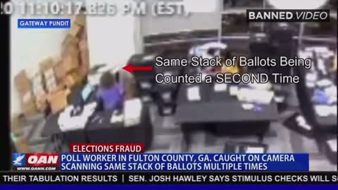 President Trump Retweets Video Of GA Ballots Being Counted Multiple Times - OAN
