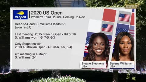 DJ Mad Linx on ESPN @ The U.S. Open 2020 Serena vs. Sloane
