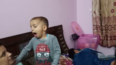 Melodrama of a 3 years old kid