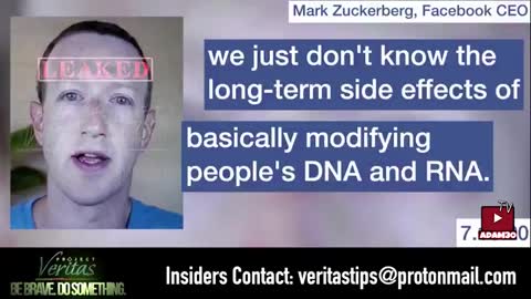 Mark Zuckerberg nói VACCINE có thể sửa đổi GEN trong cuộc hợp kín