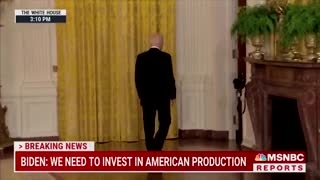 Biden Runs Away From Reporters AGAIN As They Try To Ask Questions