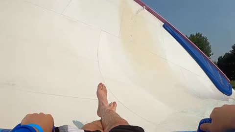 Stealth POV, Aquaboggan Half Pipe Water Slide