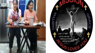 นมัสการกับพี่สาวทาบิธาและเกรซ- อธิษฐาน ร้องเพลง อ่านพระคัมภีร์- Jesus Loves you Mission