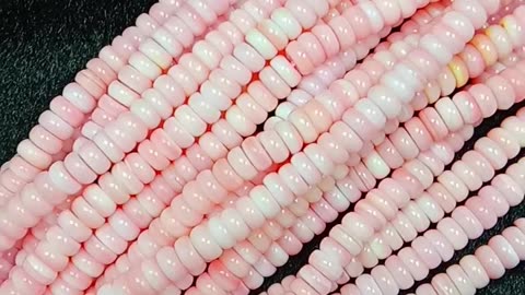 Pink opal roundle beads size 6mm full strand 16inch loose beads for making jewelry 20240502-01